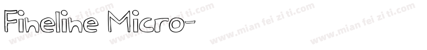 Fineline Micro字体转换